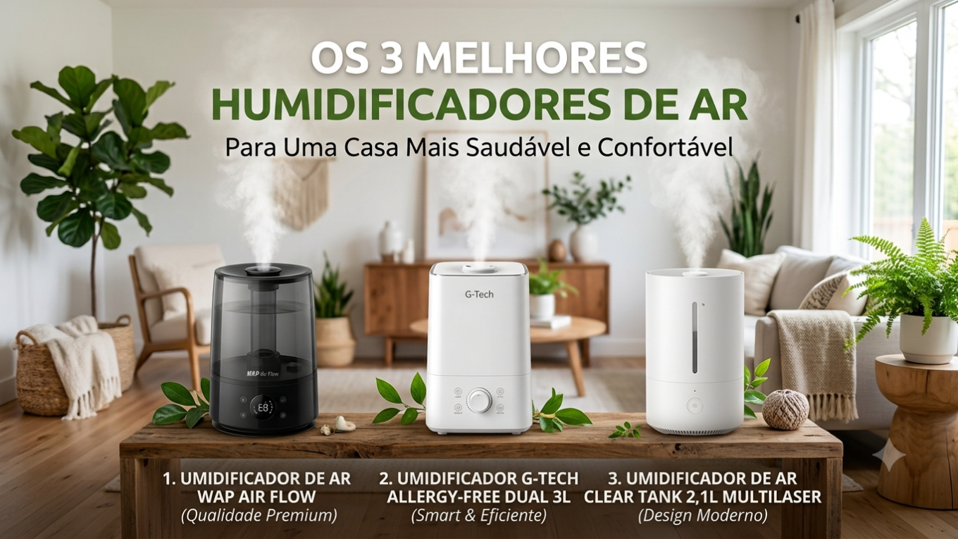 Umidificador de ar os 3 melhores do mercado livre
