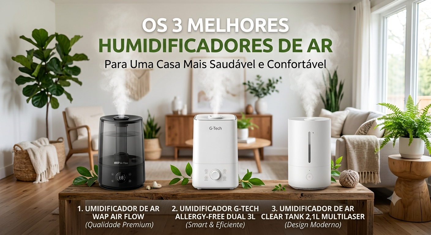 Umidificador de ar os 3 melhores do mercado livre